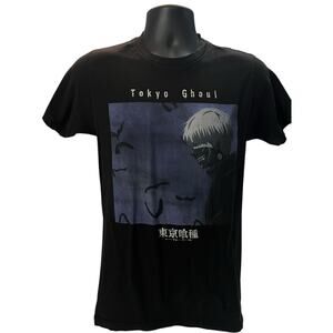 Tokyo Ghoul Kaneki Ken Graphic T-Shirt Black Size Small – Anime Tee Funimation